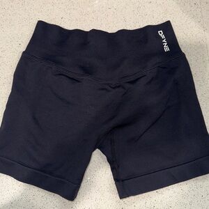 Women's Impact Midnight Black Dfyne Shorts 4.5